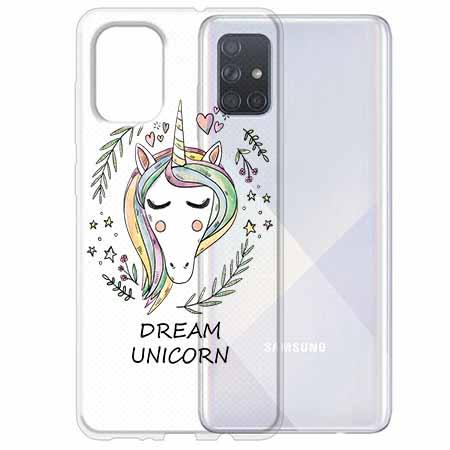Etui na Samsung Galaxy A51 - Dream unicorn - Jednorożec.