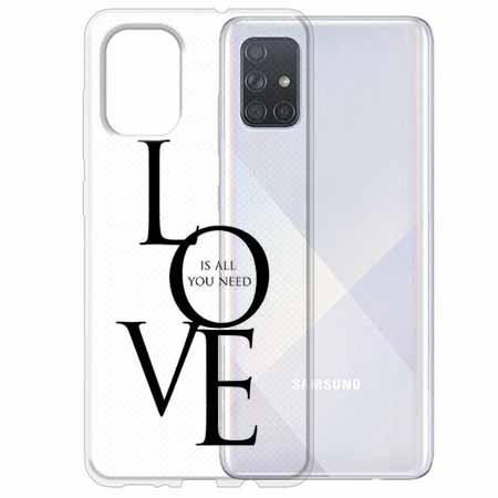 Etui na Samsung Galaxy A51 - All you need is LOVE.
