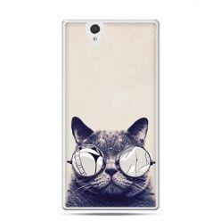 Etui na Sony Xperia Z kot w okularach