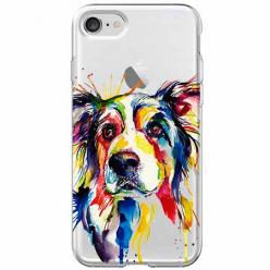 Etui na iPhone SE 2020 - Watercolor pies.
