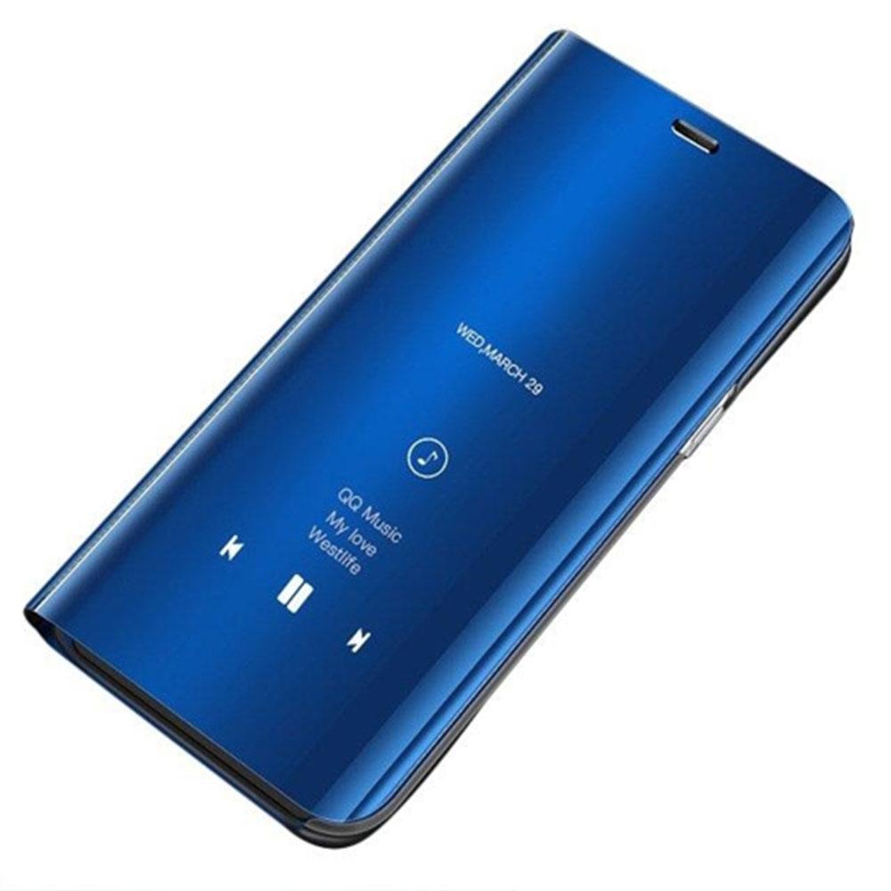 Etui na Galaxy S7 Edge Flip Clear View z klapką - niebieski.