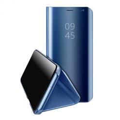Etui na Samsung Galaxy A21s Flip Clear View z klapką - Niebieski.