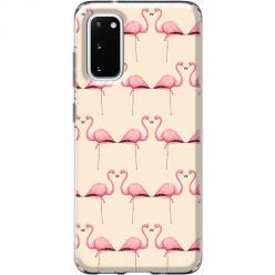 Etui na Samsung Galaxy S20 - Flamingi