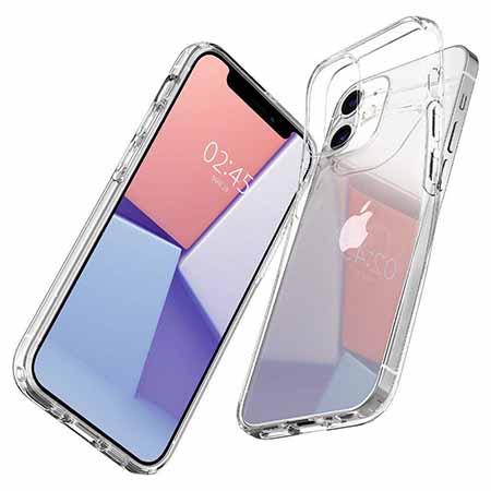 Etui na iPhone 12 Mini silikonowe crystal case - bezbarwne.