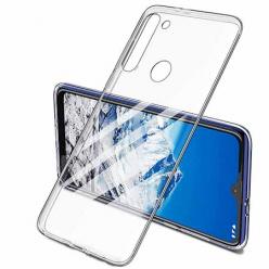 Etui na Motorola G8 Power Lite silikonowe crystal case - bezbarwne.