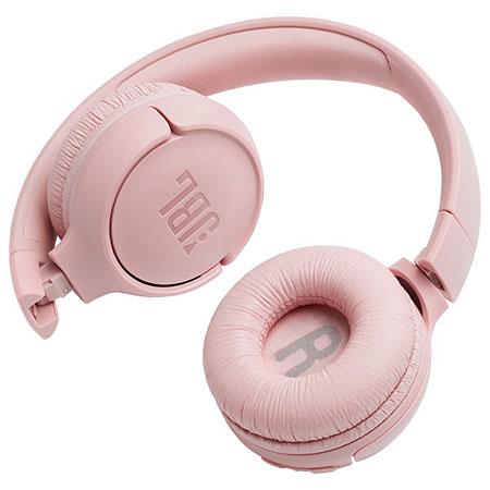Nauszne słuchawki z mikrofonem JBL - Różowe.