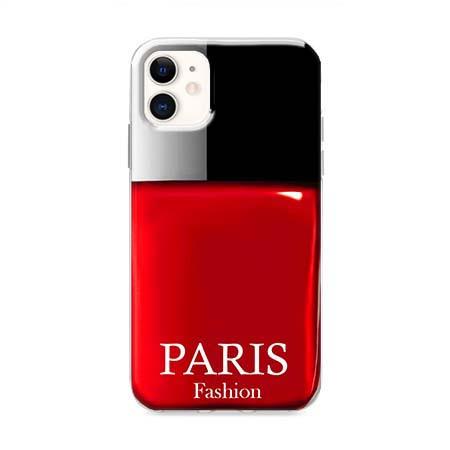 Etui na iPhone 12 Mini - Czerwony lakier do paznokci 