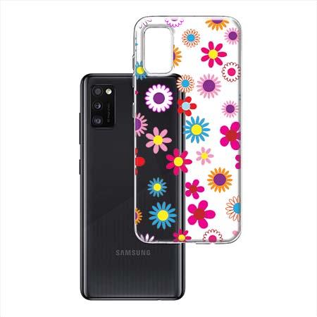 Etui na Samsung Galaxy A41 - Kolorowe stokrotki.