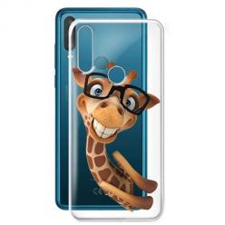 Etui na Alcatel 1S 2020 - Wesoła żyrafa w okularach.