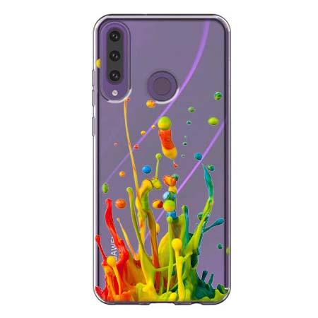 Etui na Huawei Y6P - Kolorowy splash.
