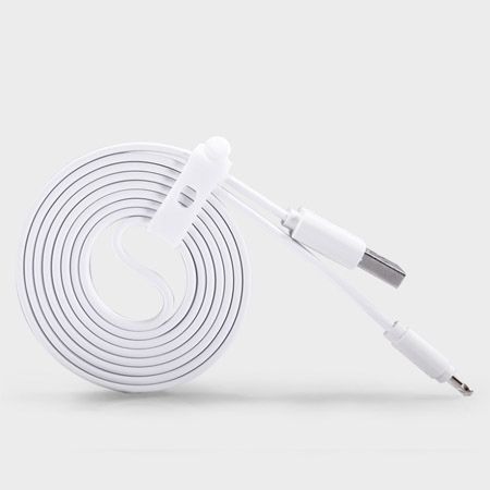 Rock Oryginalny kabel Lightning dla iPhone 5 / 6 / 7 / 8 / X - biały