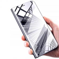 Etui na Samsung Galaxy S8 Flip Clear View z klapką - srebrny.