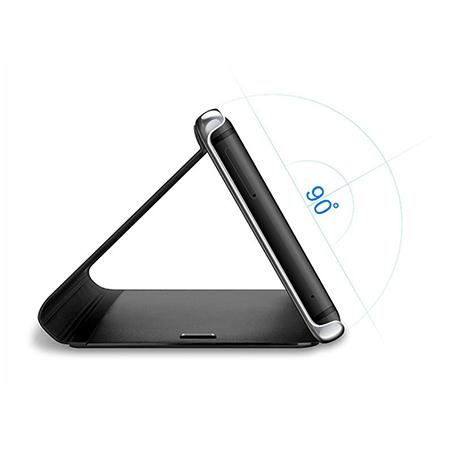 Etui na Samsung Galaxy S8 Plus Clear View z klapką - Czarny
