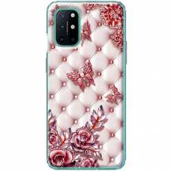 Etui na telefon OnePlus 8T Motyle z różami Glamour