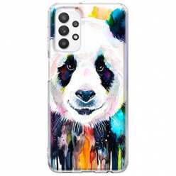 Etui na Samsung Galaxy A32 5G Panda watercolor