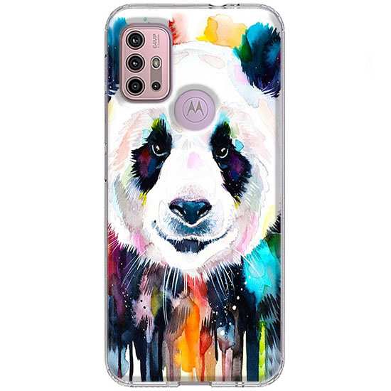 Etui na Motorola Moto G10 Panda watercolor