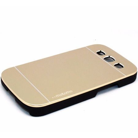 Galaxy S3 etui Motomo aluminium złoty