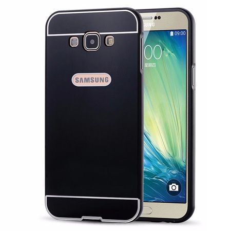 Samsung Galaxy A5 2015 etui aluminium bumper case czarny.