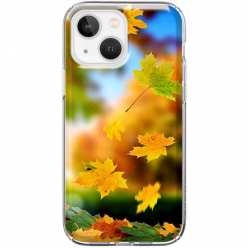 Etui na telefon iPhone 13 Mini Jesienne liście spadające