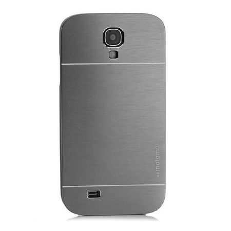 Galaxy S4 etui Motomo aluminium srebrny