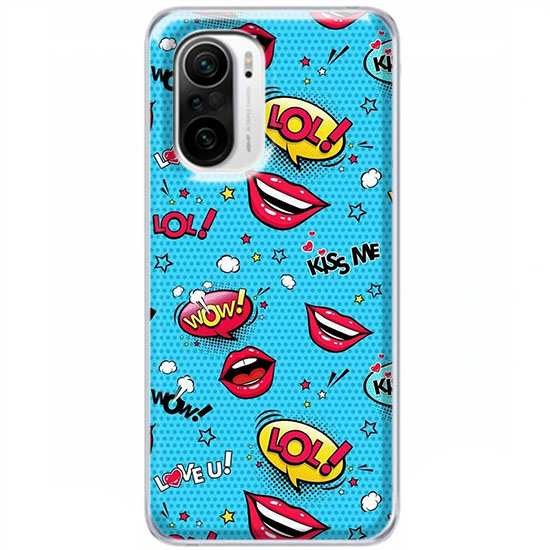 Etui na telefon Xiaomi Poco F3 Kiss Me… LOL! Usta