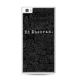 Huawei P8 Lite etui ED Sheeran czarne poziome