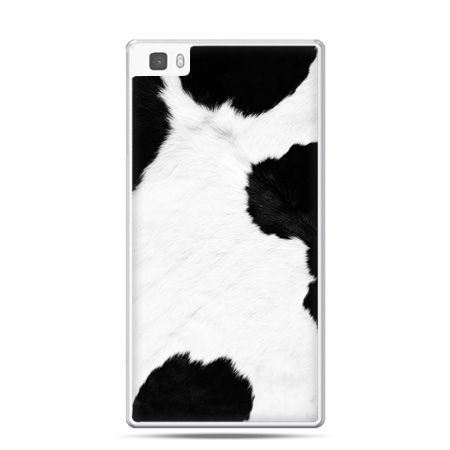 Huawei P8 Lite etui łaciata krowa