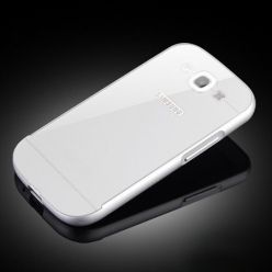 Galaxy S3 etui aluminium bumper case srebrny