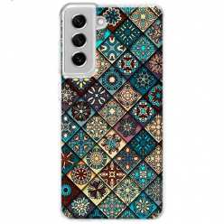 Etui na Samsung Galaxy S21 FE 5G - Damaszkowa mozaika 