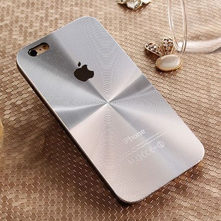 iPhone 6 srebrne plecki aluminiowe efekt cd