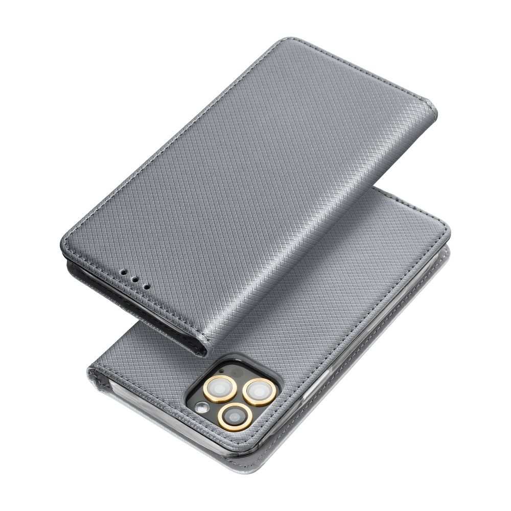 Kabura Smart Case book do iPhone 7 / 8 / SE 2020 stalowy