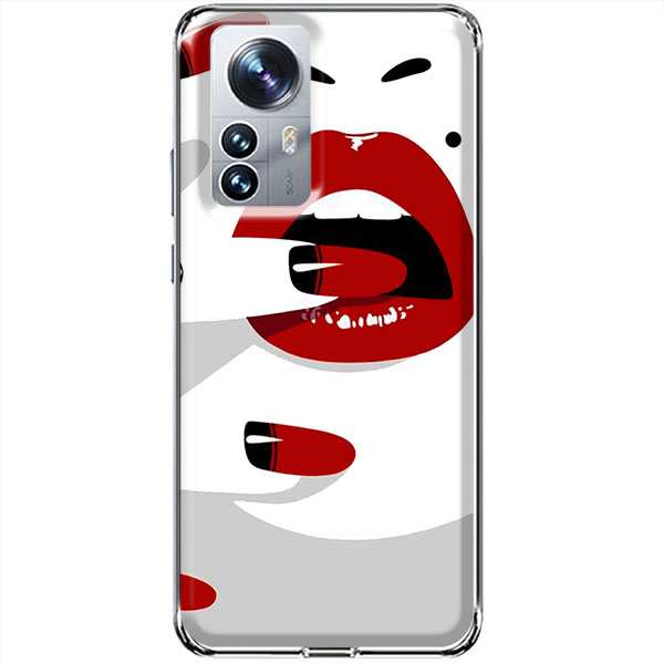 Etui na Xiaomi 12 Pro 5G - Namiętne czerwone usta