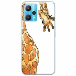 Etui na Realme 9 Pro - Ciekawska żyrafa