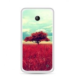 Nokia Lumia 630 etui czerwone drzewo