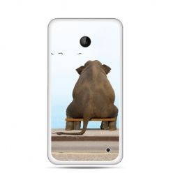 Nokia Lumia 630 etui zamyślony słoń