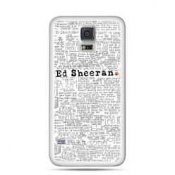 Samsung Galaxy S5 mini Ed Sheeran białe poziome