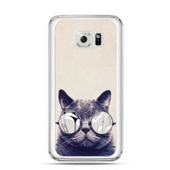 Etui na Galaxy S6 Kot w okularach