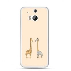 Etui na HTC One M8 żyrafy