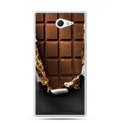 Sony Xperia M2 etui tabliczka czekolady