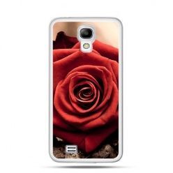 Etui czerwona róża Samsung Galaxy S4 mini 