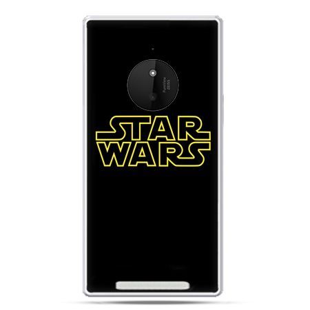 Etui na Lumia 830 Star Wars złoty napis
