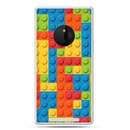 Etui na Lumia 830 kolorowe klocki