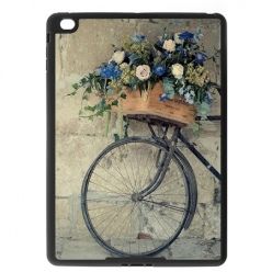 Etui na iPad Air case rower z kwiatami
