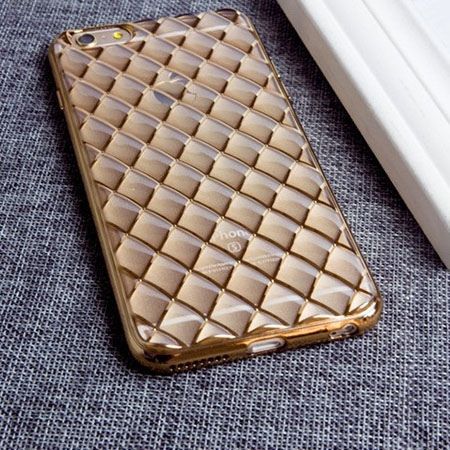 Luksusowe etui Diamonds iPhone 6 Plus silikonowe platynowane tpu złote. PROMOCJA !!!