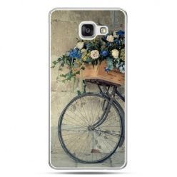 Galaxy A5 (2016) , etui na telefon rower z kwiatami