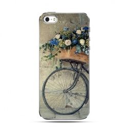 Etui rower z kwiatami iPhone 5 , 5s