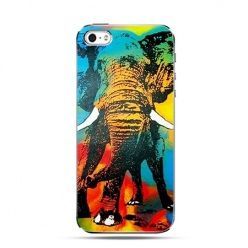 Etui kolorowy słoń iPhone 5 , 5s