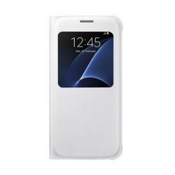 Etui na Samsung Galaxy S7 - flip S-View z klapką - Biały