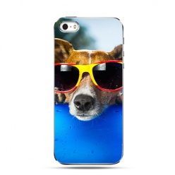 Etui na iPhone 4s / 4 - pies w okularach 