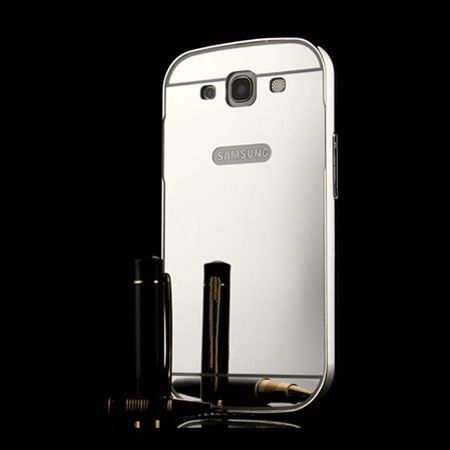 Mirror bumper case na Galaxy S3 - Srebrny